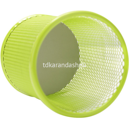 Подставка д/канц.принадлежностей d-91х98мм сетчатая металлическая, розовая Е9153 от магазина "Карандаш"