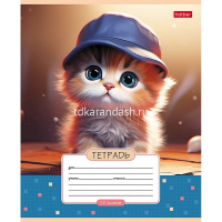 Тетрадь А5 12л клетка "Мы-котики!" на скобе 5 дизайнов 12Т5В1/086195 от магазина "Карандаш"