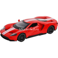 Машина "Ford GT" красная, инерционная, металл 17,5см (свет, звук, откр.двери) JB1200139 от магазина "Карандаш"