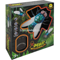 Муха р/у 11х10см пластик (свет, вращение 360 градусов) 9921Y от магазина "Карандаш"