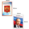 Набор плакатов 4шт "Российская символика. Флаг. Герб. Гимн. Президент" 292х206мм 9500164 от магазина "Карандаш"