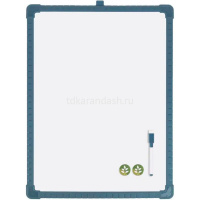 Доска для рисования магнитно-маркерная двусторонняя 20х30см (маркер с губкой, 2 магнита) 11421-24 от магазина "Карандаш"