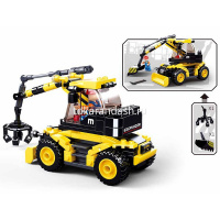 Конструктор "Город. Экскаватор" 196 деталей 25х28х5,5см пластик (1 фигурка) M38-B0805 от магазина "Карандаш"