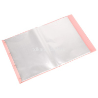 Папка 40 вкладышей "Macaron" А4/А3 полипропилен 0,75мм на резинке розовый EB02912 от магазина "Карандаш"