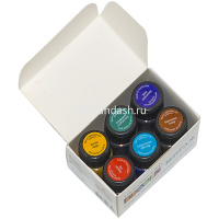 Краски витражные 6 цветов 20мл акриловые Декола 42411064 от магазина "Карандаш"