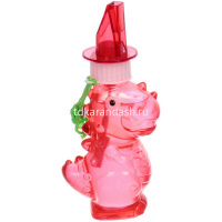 Мыльные пузыри "Динозавр" 15см, 2 отверстия, 4 цвета, со свистком PS2624 от магазина "Карандаш"