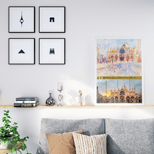 Пазлы 500 эл. "Premium. Art&Photo-Ренуар. Площадь Святого Марка" 33х48см 500ПЗ2_28283/077402 от магазина "Карандаш"