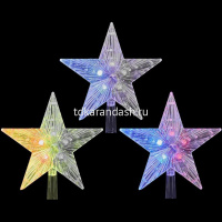 Верхушка на елку Звезда 21см, 31 диодов, пластик 2021-197 от магазина "Карандаш"