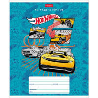 Тетрадь А5 12л линия "Машинки Hot wheels" на скобе 5 дизайнов 12Т5B2/19385 от магазина "Карандаш"