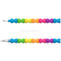 Карандаш сегментный "Bones" HB корпус пластик, разноцветный, в блистере 48053 от магазина "Карандаш"