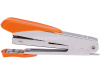 Степлер №10 12л глубина 50мм, со встроенным антистеплером, металл/пластик оранжевый E0260 от магазина "Карандаш"