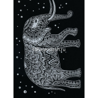 Альбом с гравюрами 14х20см 10л. "Африканские зарисовки" (в комплекте пластиковый штихель) GHPB-05 от магазина "Карандаш"