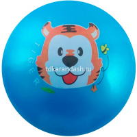 Мяч 15см 40гр. PVC "Зверята" цвет ассорти Y11956-24 от магазина "Карандаш"