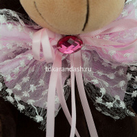 Медведь Milk "Розовый бант" 25см М016/25 от магазина "Карандаш"