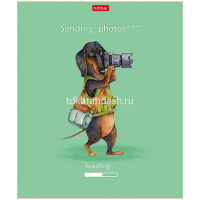 Тетрадь А5 18л клетка "ТаксаLIFE" на скобе 5 дизайнов 18Т5В1/067618 от магазина "Карандаш"