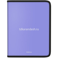 Папка на молнии A4 "Matt Pastel" пластик 0,6мм ассорти 50356 от магазина "Карандаш"