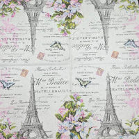 Набор салфеток для декупажа 33х33мм 20шт Париж Y6793-18 от магазина "Карандаш"