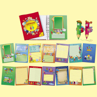 Набор цветных вкладышей для ученика начальных классов А4 "Весёлые карандаши" 16 листов 036228 от магазина "Карандаш"