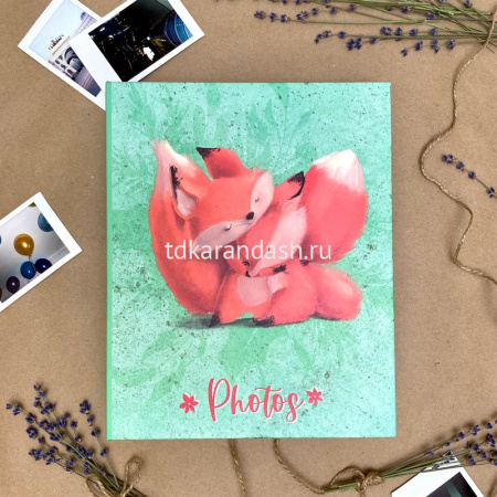 Фотоальбом 200 фото 10*15см "Foxy life. Лисья жизнь" 23х18,5х5см FA 200.012 от магазина "Карандаш"