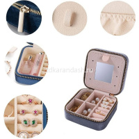 Шкатулка 10х10х5см текстиль, серая Y10605-24 от магазина "Карандаш"