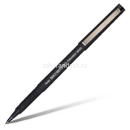 Ручка-роллер "DOCUMENT PEN" 0,5мм черная MR205-AE