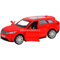 Машина "Range Rover Velar" красная, инерционная, металл 17,5см (свет, звук, откр.двери) JB1200176 от магазина "Карандаш"