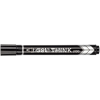 Маркер перманентный "Think" черный, пулевидный наконечник, толщина линии 1,5-3мм EU10020 от магазина "Карандаш"