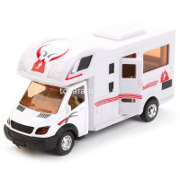 Машина "Дом на колесах" инерционная, металл 17см (открывающиеся двери) 1020-R от магазина "Карандаш"