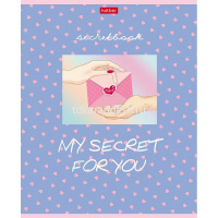 Тетрадь А5 48л клетка "Всё в твоих руках" на скобе розовый блок 5 дизайнов 072265 от магазина "Карандаш"