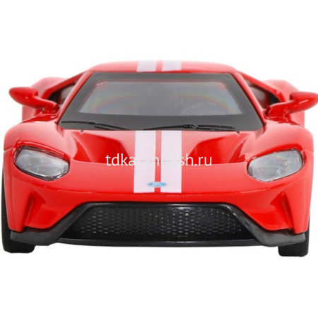 Машина "Ford GT" красная, инерционная, металл 17,5см (свет, звук, откр.двери) JB1200139 от магазина "Карандаш"