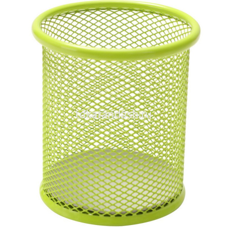 Подставка д/канц.принадлежностей d-91х98мм сетчатая металлическая, розовая Е9153 от магазина "Карандаш"