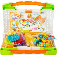 Конструктор - мозаика 181дет. 4 в 1, в чемодане, 30х21см 201217-98 от магазина "Карандаш"