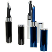 Футляр-тубус, алюминиевый, черный, глянцевый PENBOX2010-010 от магазина "Карандаш"