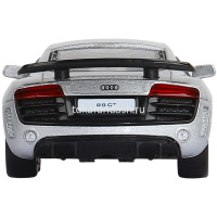 Машина "Audi R8 GT" серебро, инерционная, металл 17,5см (свет, звук, откр.двери) JB1200138 от магазина "Карандаш"