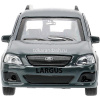 Машина "Lada Largus" серая, инерционная, металл 12см (открывающиеся двери) SB-16-47-N(GY)-WB от магазина "Карандаш"