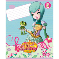 Тетрадь А5 18л клетка "Королевская академия" на скобе 5 дизайнов 18Т5В1/046638 от магазина "Карандаш"