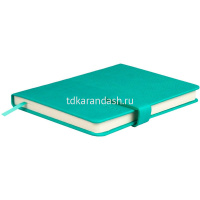 Ежедневник недатированный А6+ "Escalada" 240стр., бирюзовый, искусств.кожа "Виннер" магн. застежка от магазина "Карандаш"