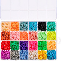 Набор бусин для творчества №36 26х21см размер ассорти, в пластиковом футляре M-20161 от магазина "Карандаш"