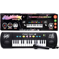 Синтезатор с микрофоном 44х13см 31 клавиша, пластик (звук) LT254664 от магазина "Карандаш"