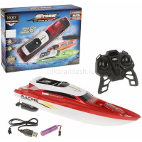 Катер р/у, пластик 32,5х8,5см с аккумулятором B1957171/757-5004 от магазина "Карандаш"
