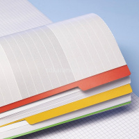 Тетрадь А4 120л клетка "Кракелюр" на спирали ламинация Soft-touch, 3 цветных разделителя 088299 от магазина "Карандаш"