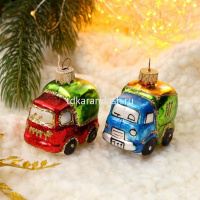 Ёлочное украшение "Грузовичок" h-6см в подарочной упаковке ФУ-451 от магазина "Карандаш"