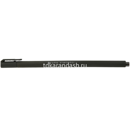 Ручка гелевая "Super Slim. Black" 0,28мм черная, корпус Soft Touch 20-0397 от магазина "Карандаш"