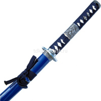Катана самурайский меч 104см в темно-синих ножнах металл AG-194 от магазина "Карандаш"