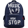 Рюкзак "Music" 40х30х17см, 600гр, 1 отделение, 3 кармана, синий 12-003/19