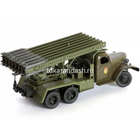 Модель "Гвардейский реак миномёт БМ-13 Катюша" 21см 332 детали 3521 от магазина "Карандаш"