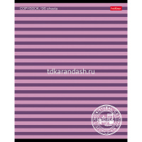 Тетрадь А5 96л линия "Полосочки" на скобе 96Т5B2/033678 от магазина "Карандаш"