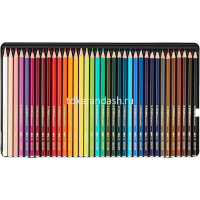 Карандаши акварельные 36 цветов шестигранные металл 1636-5 от магазина "Карандаш"