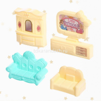 Вилла для куклы 72 детали, с куклой и питомцем, пластик 23х19х7см (свет) LT265291/556-56 от магазина "Карандаш"