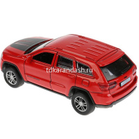 Машина "Jeep Grand Cherokee" красная, инерционная, металл 12см, двери (открывающиеся двери) от магазина "Карандаш"